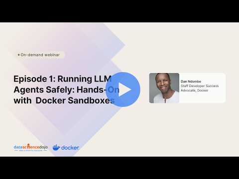 Running LLM agents safely: Hands-on with Docker Sandboxes