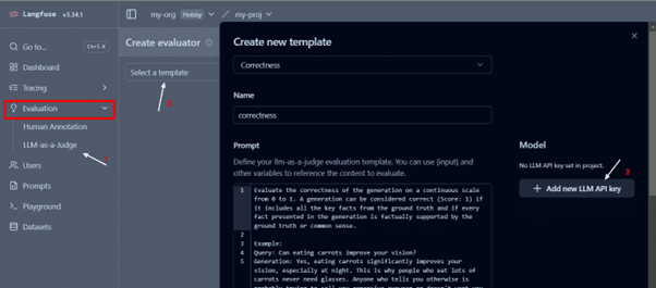create evaluators