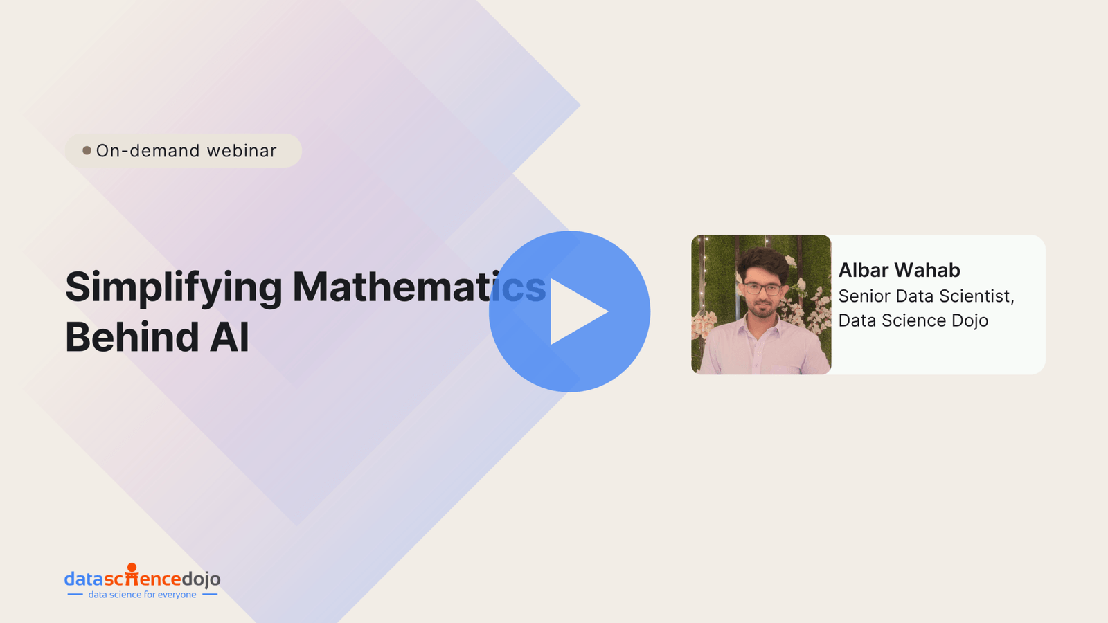 Simplifying maths behind AI